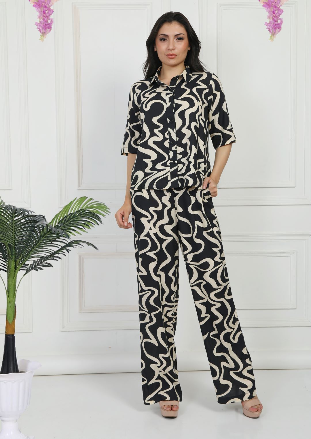 FB Printed Co-Ord Set for Girl