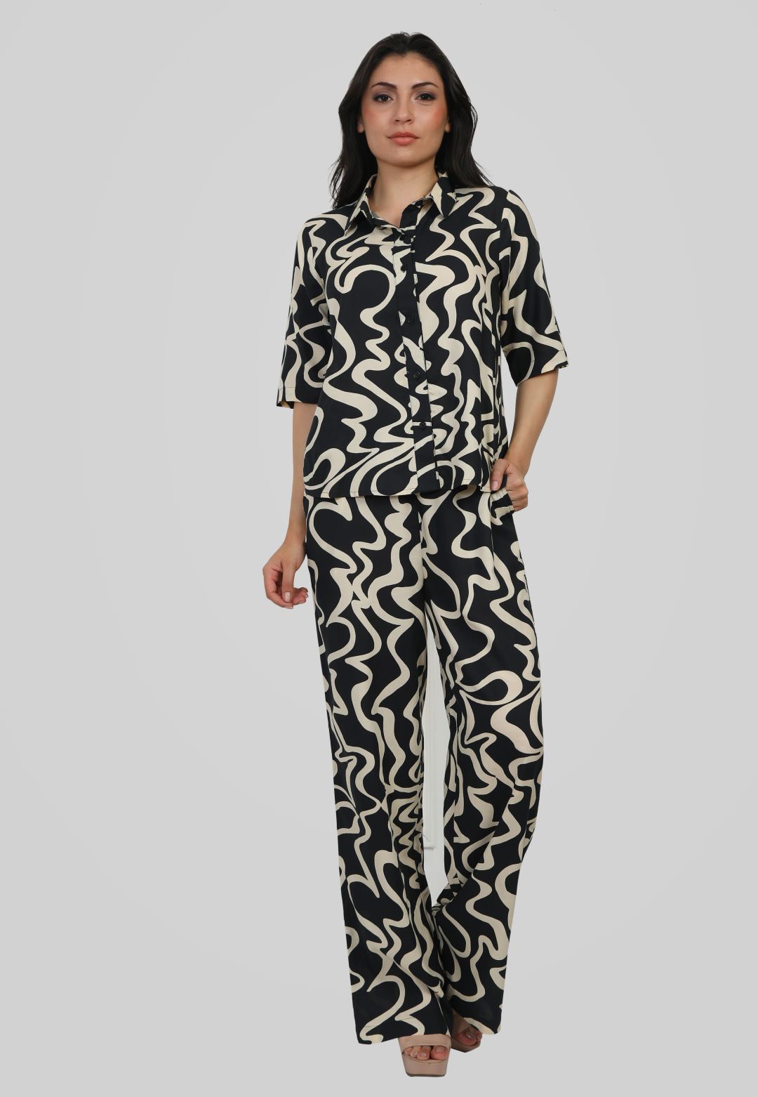 FB Printed Co-Ord Set for Girl